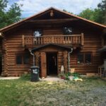 srub v osadě kersko